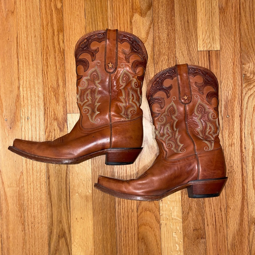Vintage Tony Lama Women’s Cowboy Cowgirl boots Size 8